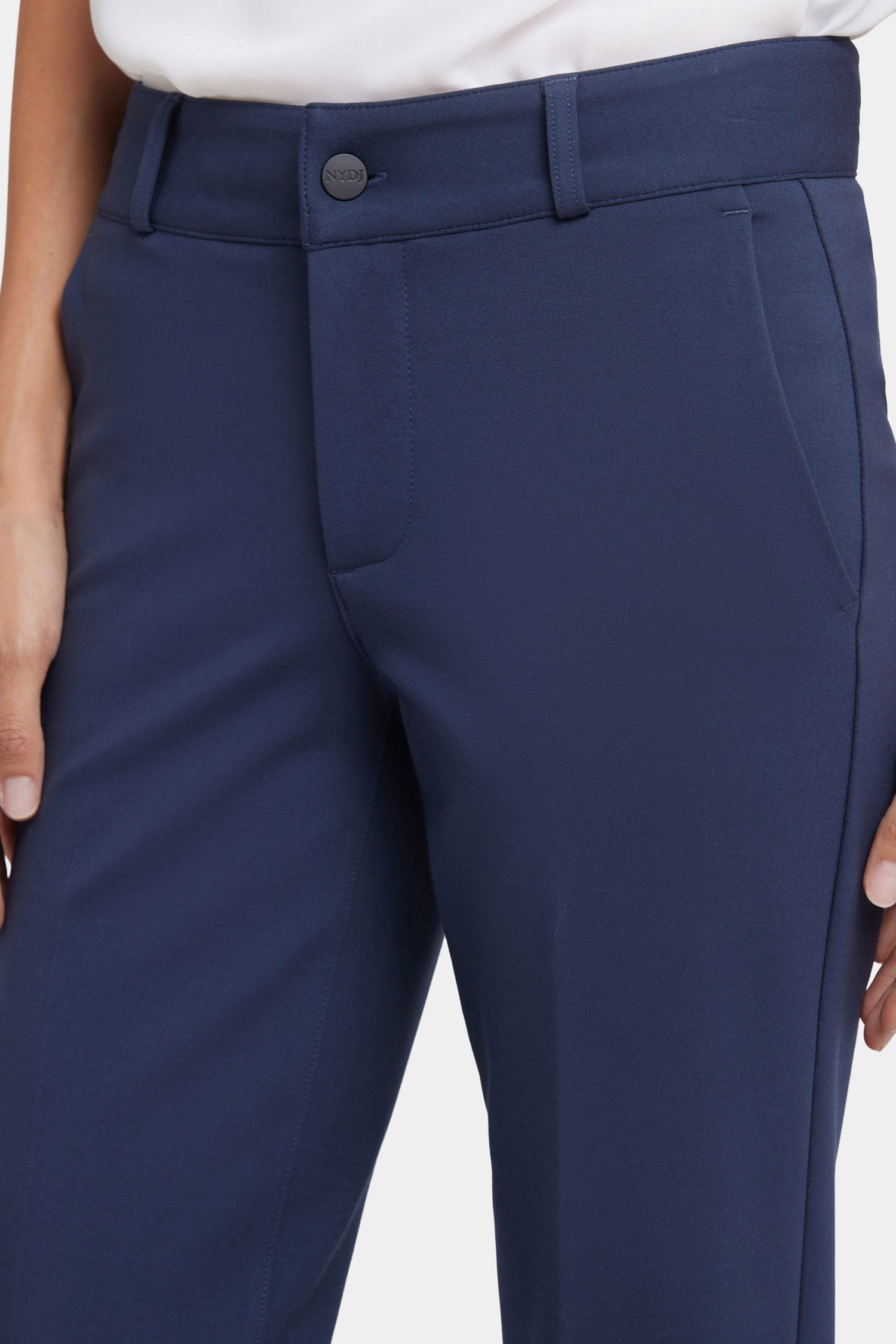 Classic Oxford Navy Dress Pants for Men - Professional & Comfortable Office Wear, Business Casual & Formal Occasions