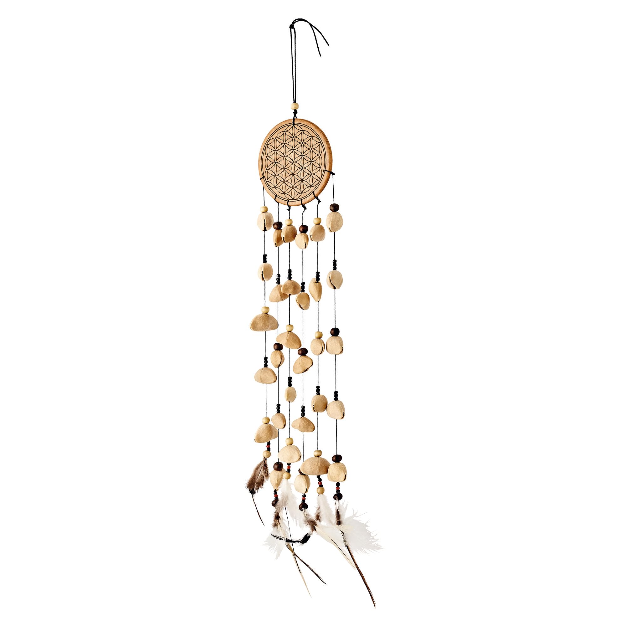 Meinl Sonic Energy Meditation Seed Shell Chimes - Natural Sound Instrument for Sound Therapy, ASMR, Yoga & Relaxation | Perfect for Meditation Rooms, Spa Treatments and Stress Relief