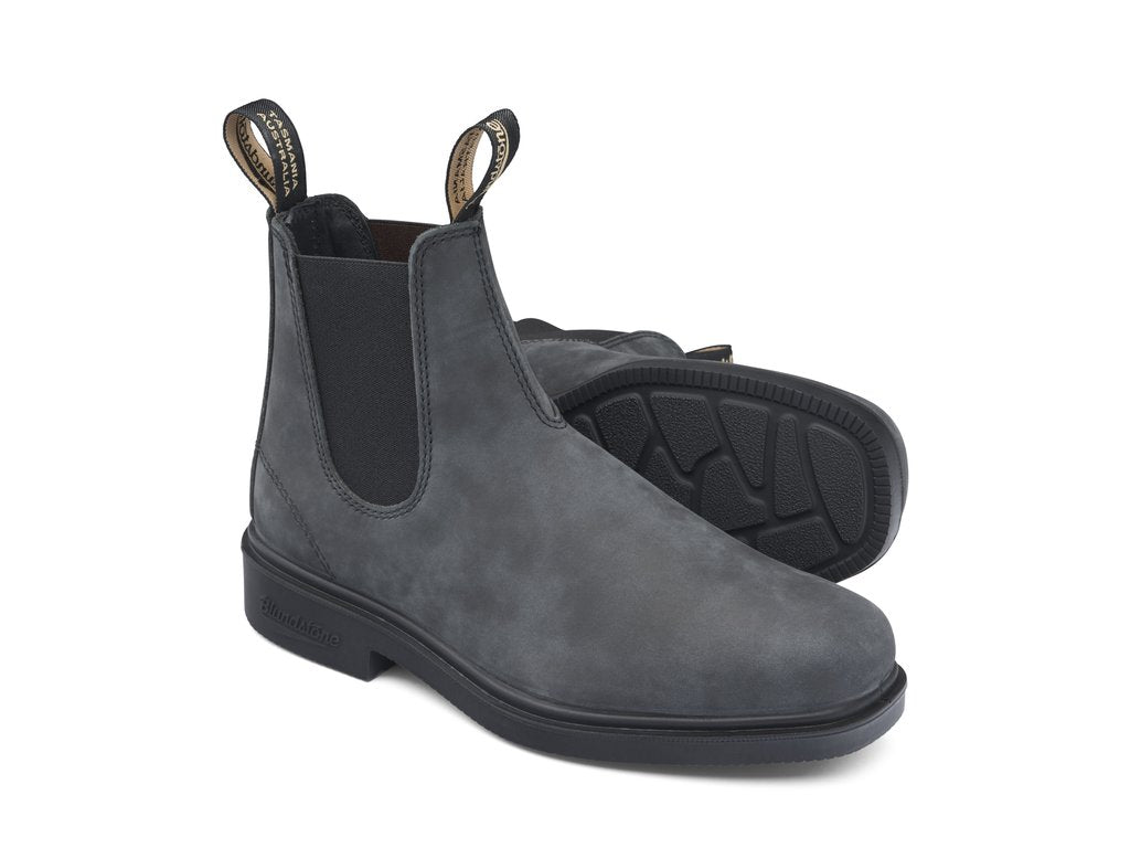 Blundstone 1308 Rustic Black Leather Chelsea Boots for Men - Comfortable & Stylish Dress Shoes for Work, Casual Wear & Outdoor Activities