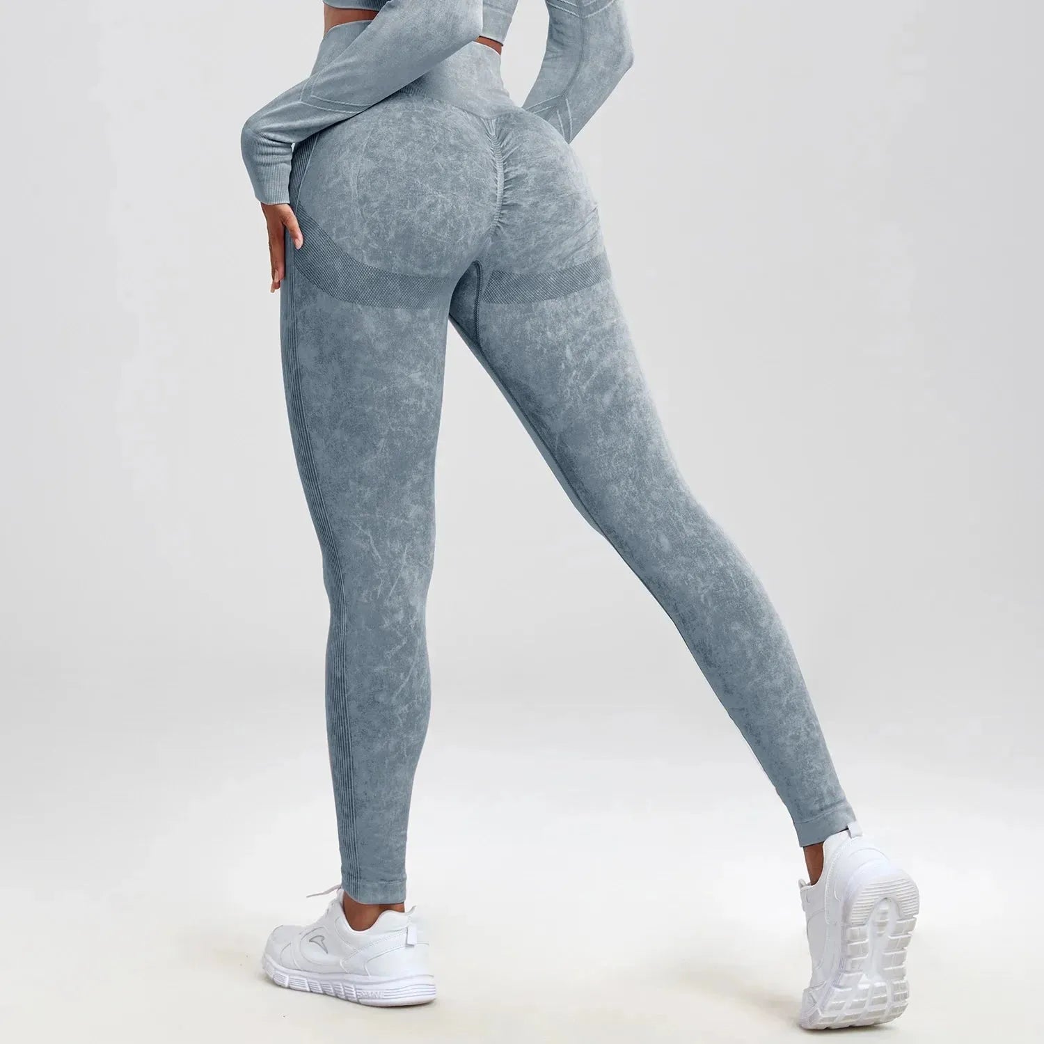 NORMOV High Waist Seamless Yoga Pants for Women - Push Up Workout Leggings, Elastic Running & Fitness Tights - Perfect for Gym, Yoga, Pilates & Everyday Wear