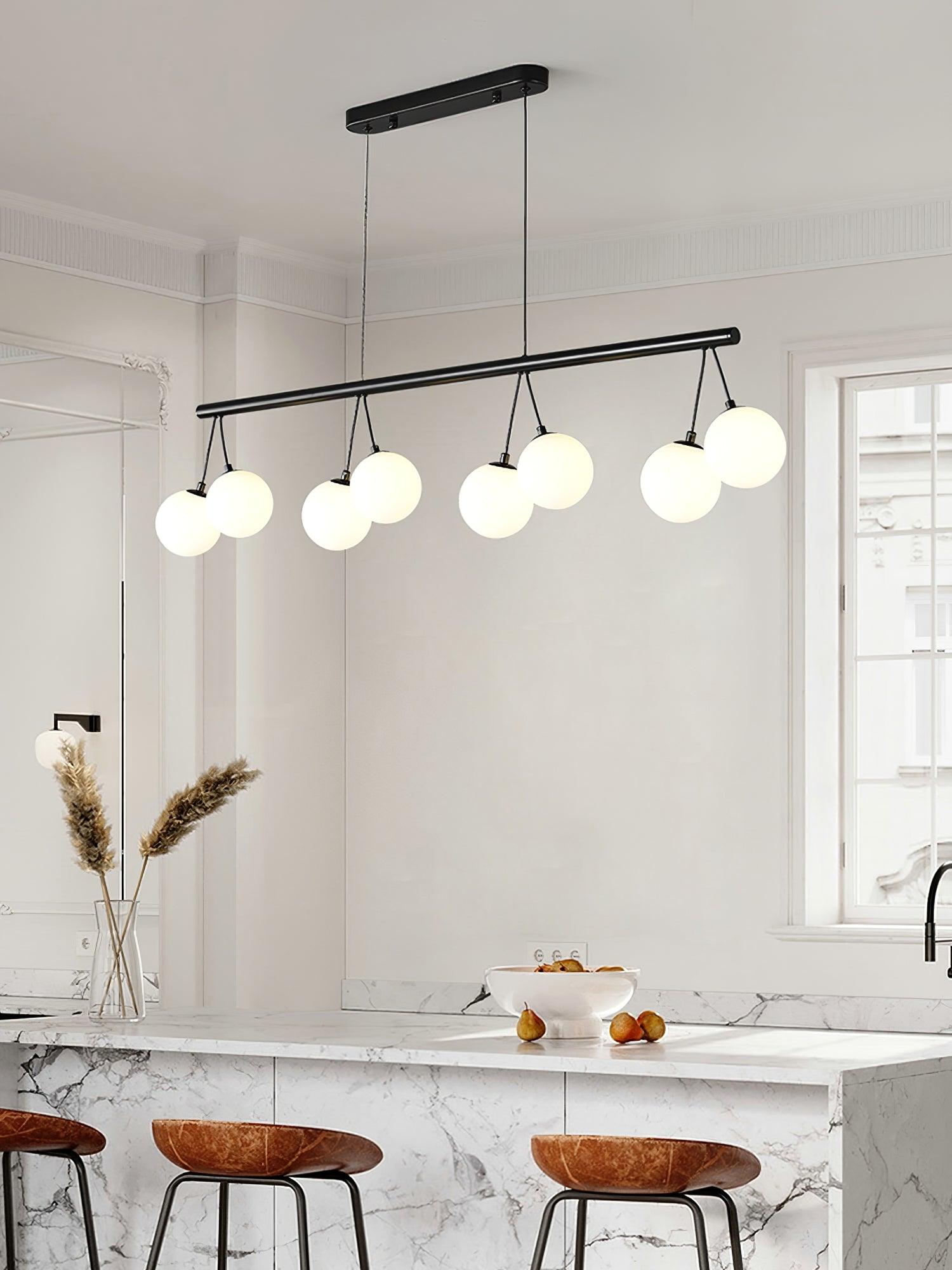 Heronia Crystal Chandelier - Elegant Modern Ceiling Light Fixture for Dining Room, Living Room & Bedroom | Perfect for Home Decor & Wedding Venues