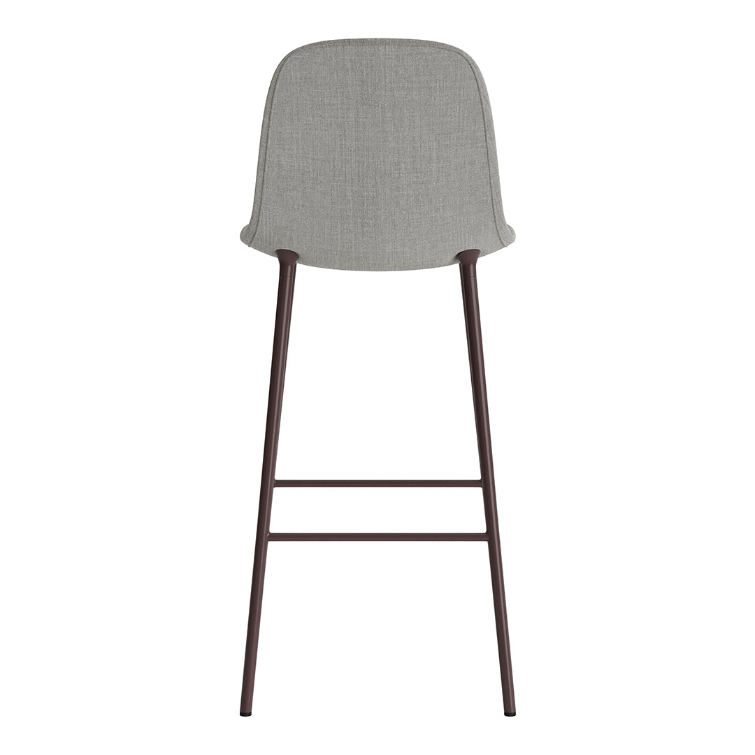 Modern Form Bar Chair - Fully Upholstered Counter Stool with Comfortable Seat - Perfect for Kitchen Islands, Breakfast Bars & Home Bars