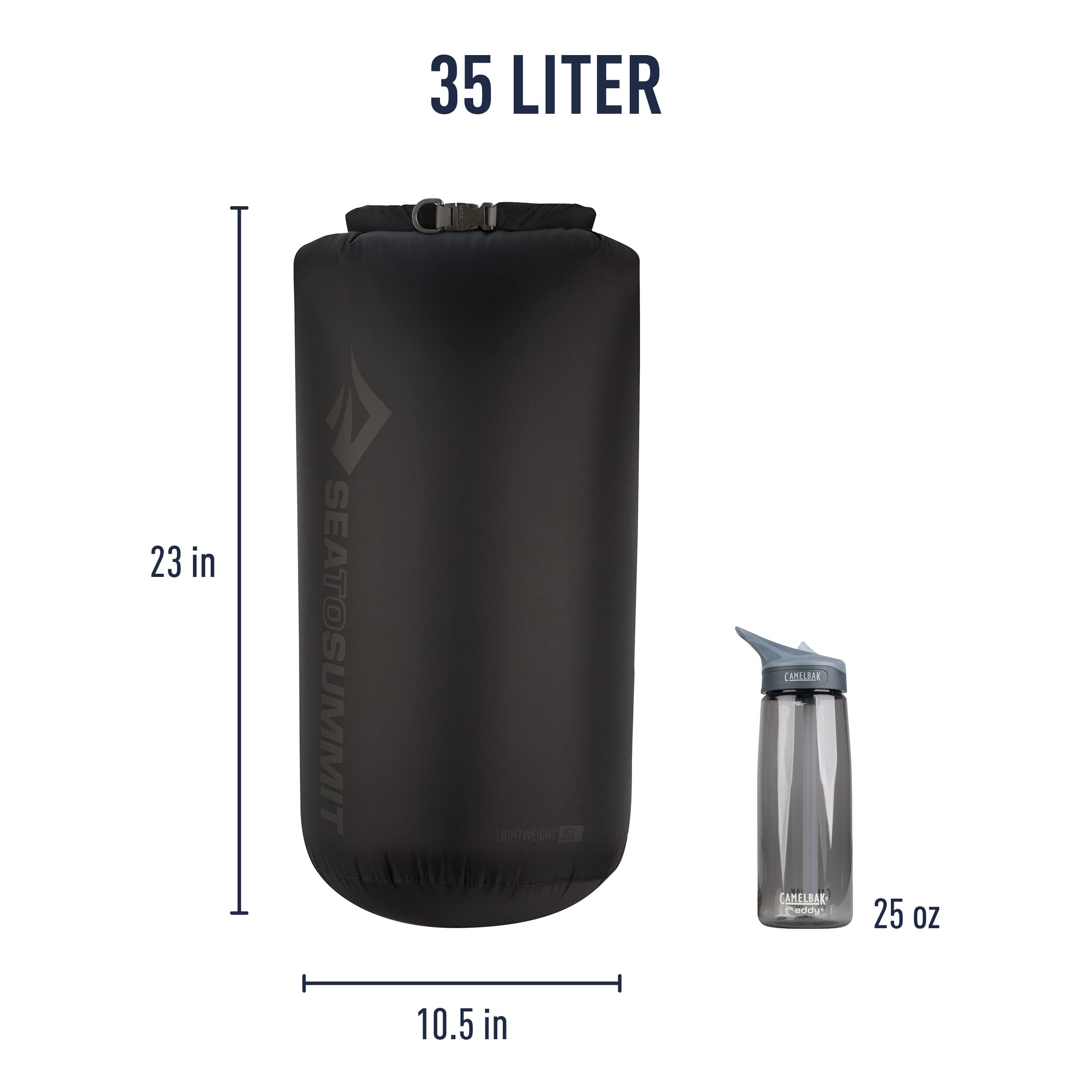 Sea to Summit Lightweight Dry Sack - Waterproof & Durable All-Purpose Dry Bag for Camping, Hiking, Kayaking & Outdoor Adventures