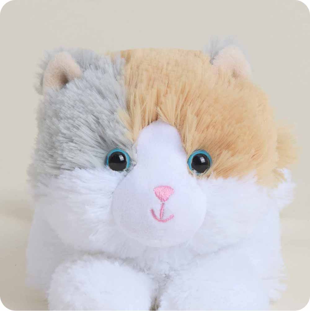 Calico Cat Warmies Junior - Soft Plush Heating Pad for Kids & Adults - Perfect for Relaxation, Stress Relief & Pain Relief at Home or Office
