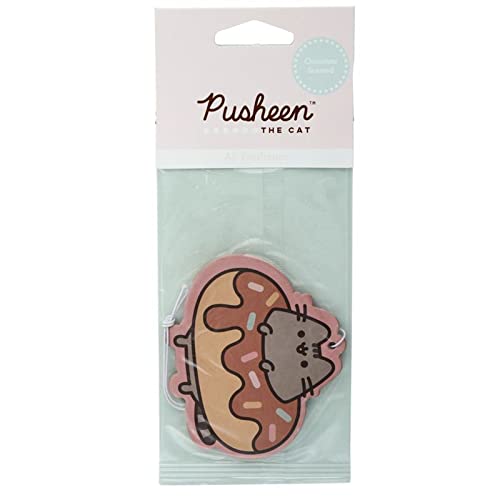 Pusheen Cat Chocolate Scented Car Air Freshener - Cute Kitty Design for Vehicles, Home & Office Use