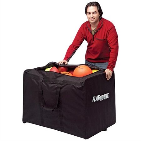 FLAGHOUSE Extra-Large Mobile Storage Cart with Racks - Easy-Stor Bag for Organizing Sports Equipment, Classroom Supplies & Home Storage