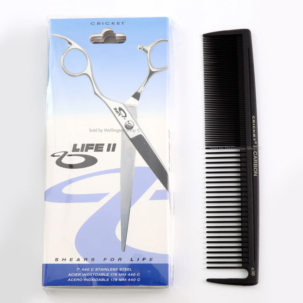 Professional Right-Handed Hair Cutting Scissors - Cricket for Life Shear | Precision Styling for Salons, Barbers & Home Use