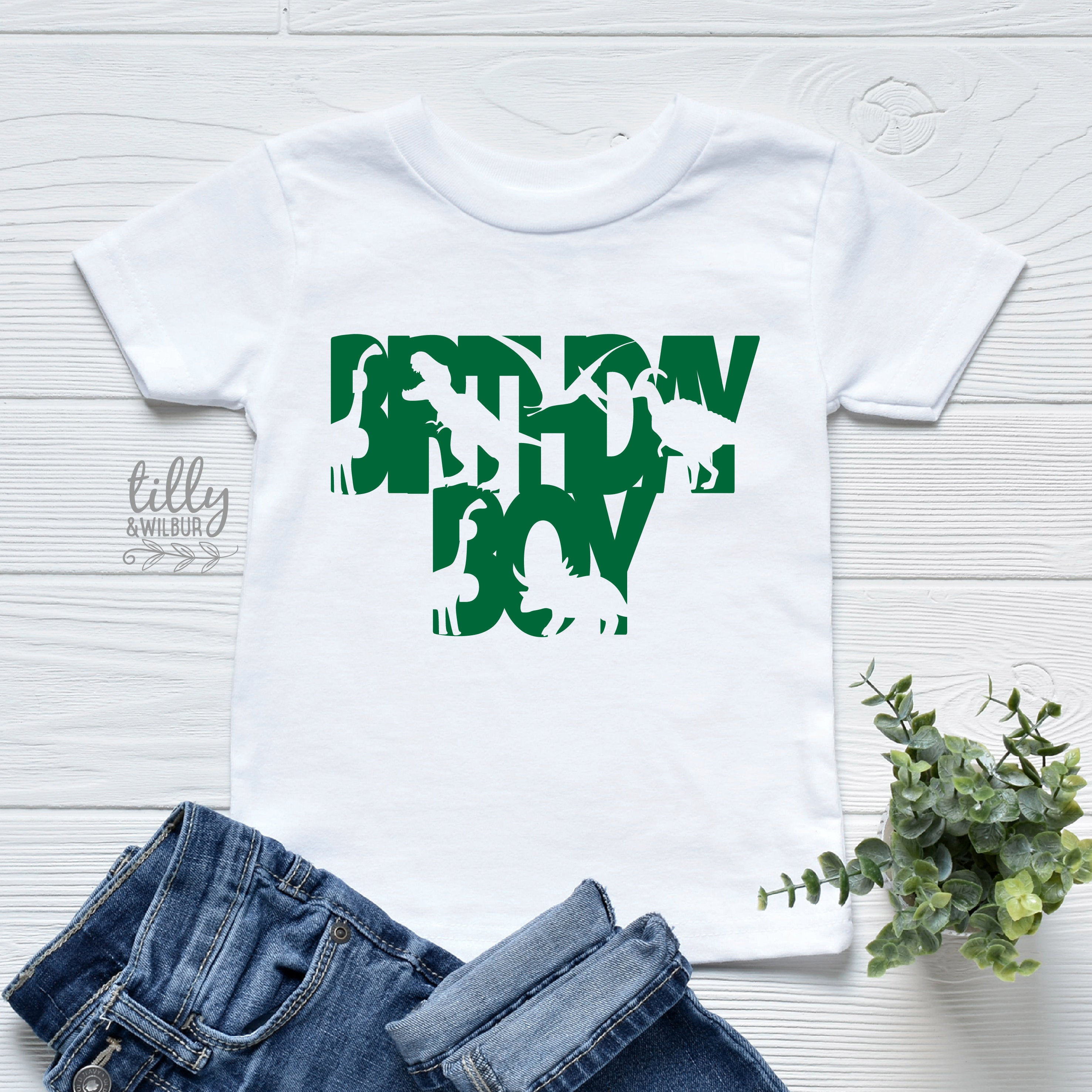 Dinosaur Birthday T-Shirt for Boys - Fun Dino Graphic Tee for Kids Birthday Parties & Gifts