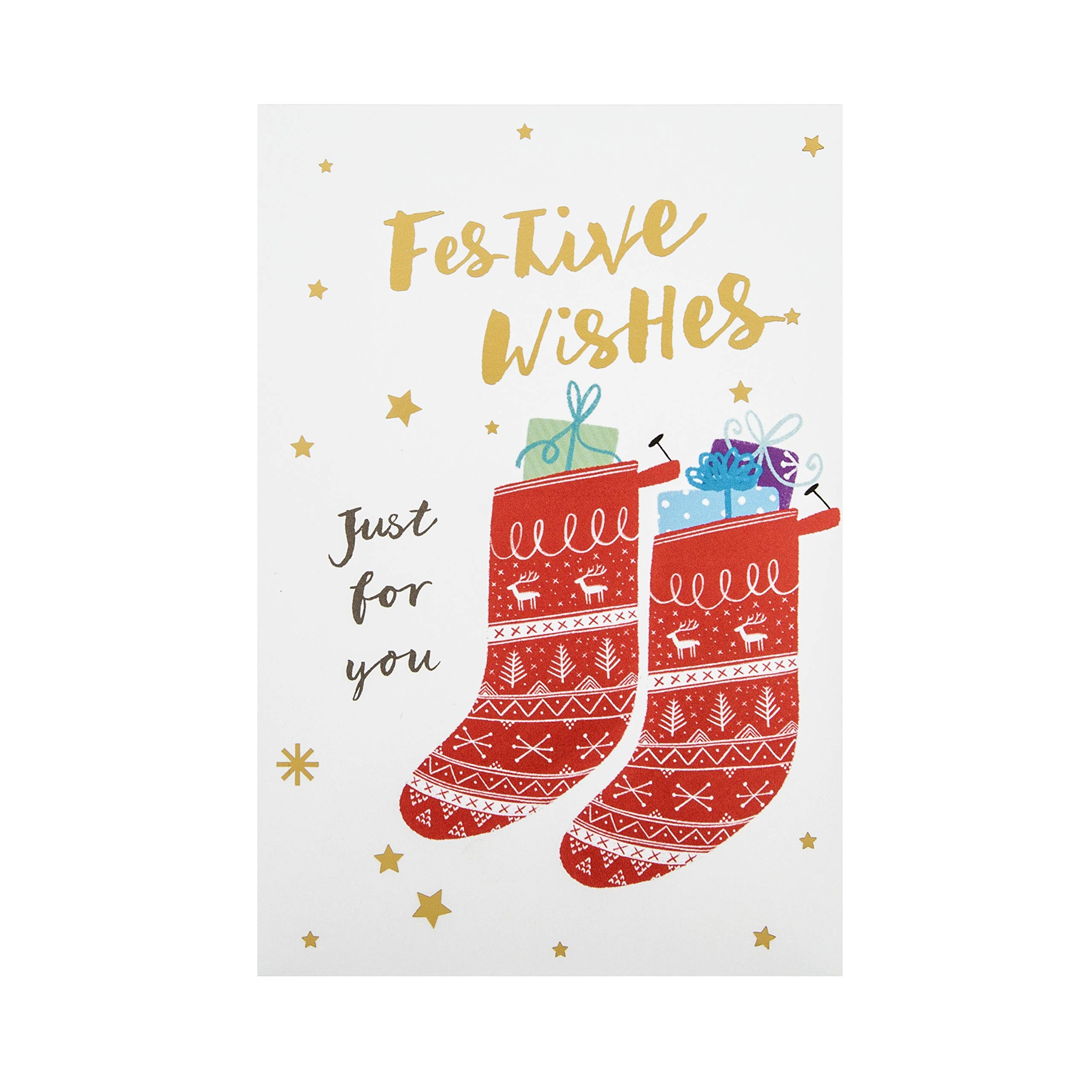 Hallmark Christmas Charity Cards - 12 Boxed Holiday Greeting Cards with 2 Modern Illustrated Designs | Perfect for Gifts, Office Exchanges & Festive Home Decor
