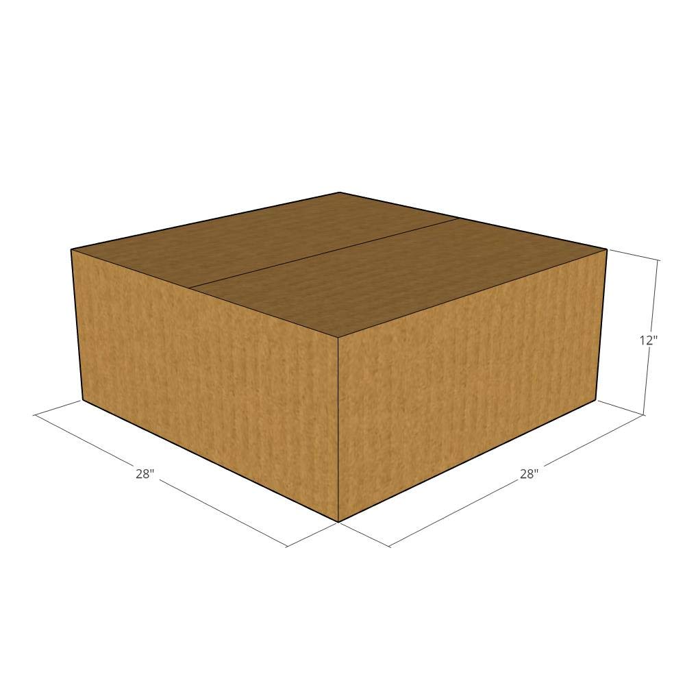 10-28x28x12 Corrugated Moving & Shipping Boxes - Heavy Duty Packing Boxes for Home, Office & Business Relocation