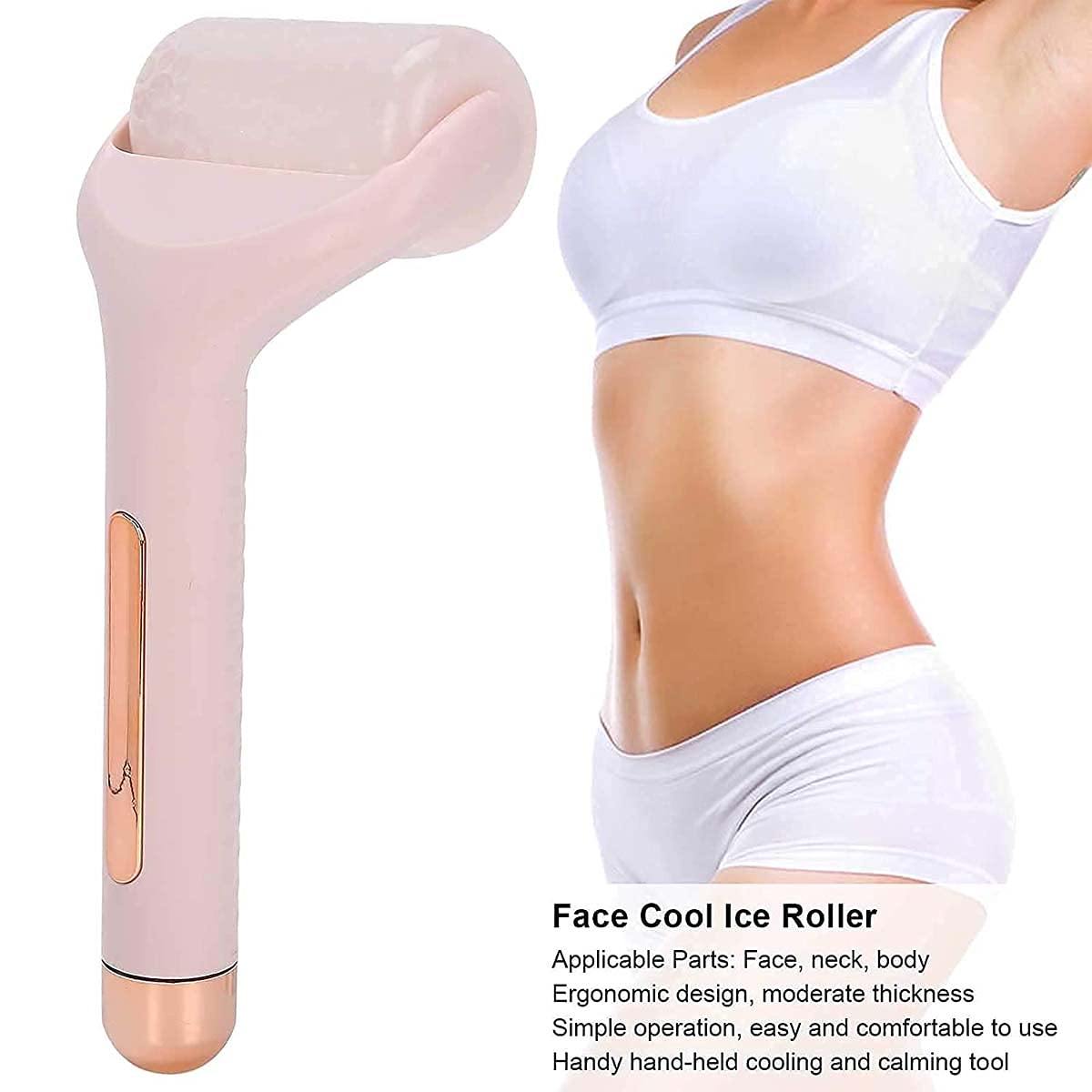 Avenn Ice Roller Face Massager - Cooling Gel Facial Skin Care Tool for Puffiness & Pain Relief - Women & Men - Perfect for Morning Routine, Post-Workout Recovery & Skincare Regimen