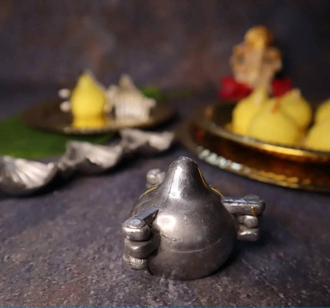 Premium Aluminum Modak Maker Mould Set of 2 - Perfect for Ganpati, Diwali, Dussehra & Indian Festivals - Ideal for Making Traditional Sweet Dumplings at Home