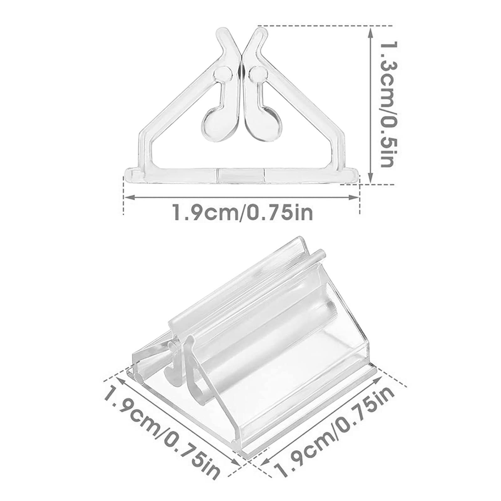 24-Piece Clear Plastic Game Card Stands & Holders - Perfect for Board Games, Card Games, and Party Favors - Durable Card Markers for Game Nights, Poker, Magic Tricks & Family Gatherings