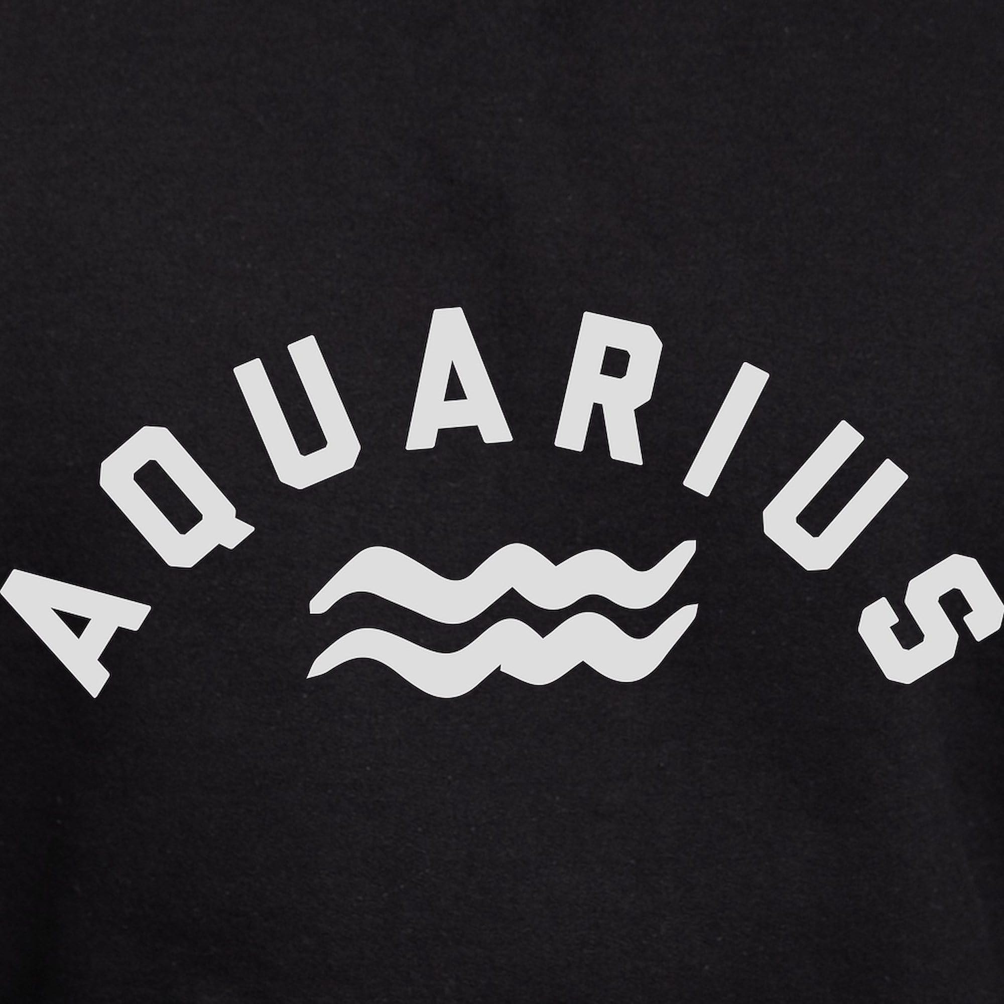 **Aquarius Zodiac Hoodie for Men - Dark Regular Fit Pullover Sweatshirt - Perfect for Casual Wear, Gifts & Astrology Enthusiasts**