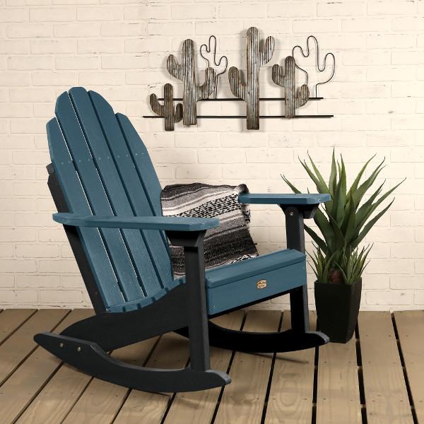 Premium Adirondack Rocking Chair - Solid Wood Outdoor Rocker for Patio, Garden & Porch - Comfortable & Durable for Relaxing, Reading & Enjoying Nature