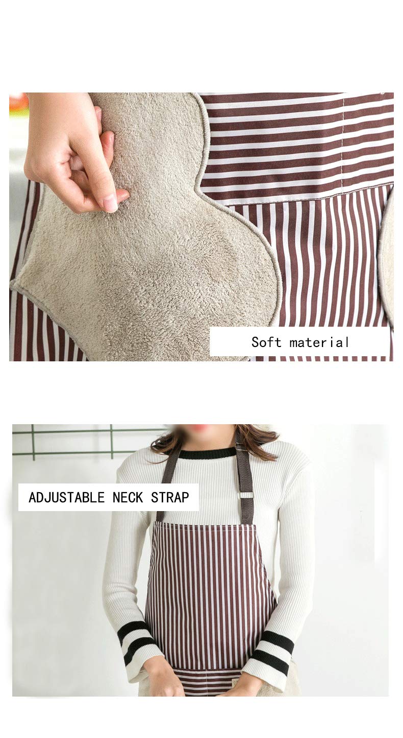 Waterproof Kitchen Apron for Women with Pockets - Cooking & Baking