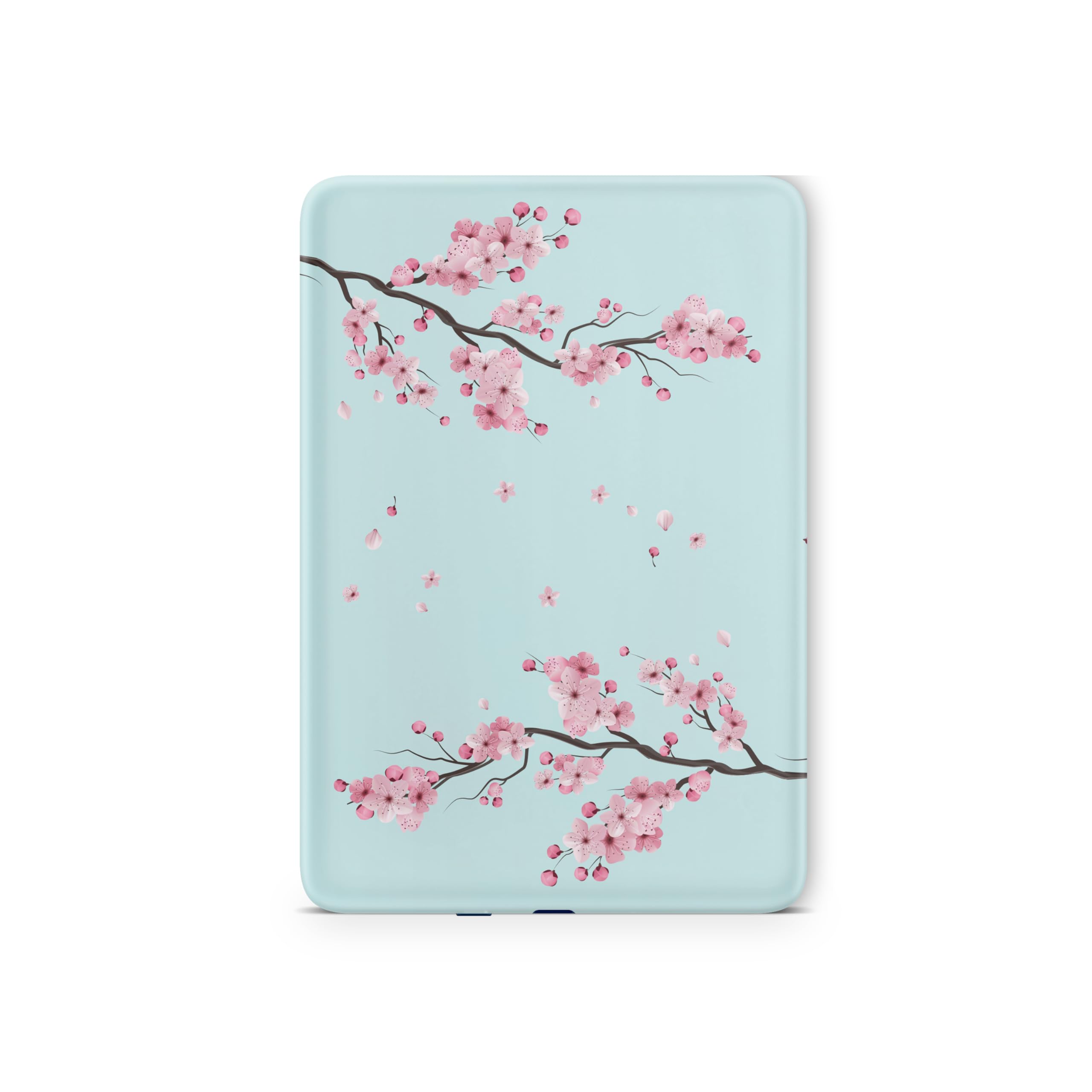 Premium Cherry Blossom Skin Decal for Kindle (11th Gen 2022) - Blue Flower Vinyl Wrap Cover with 3M Adhesive | Perfect for Reading, Travel & Protecting Your E-Reader