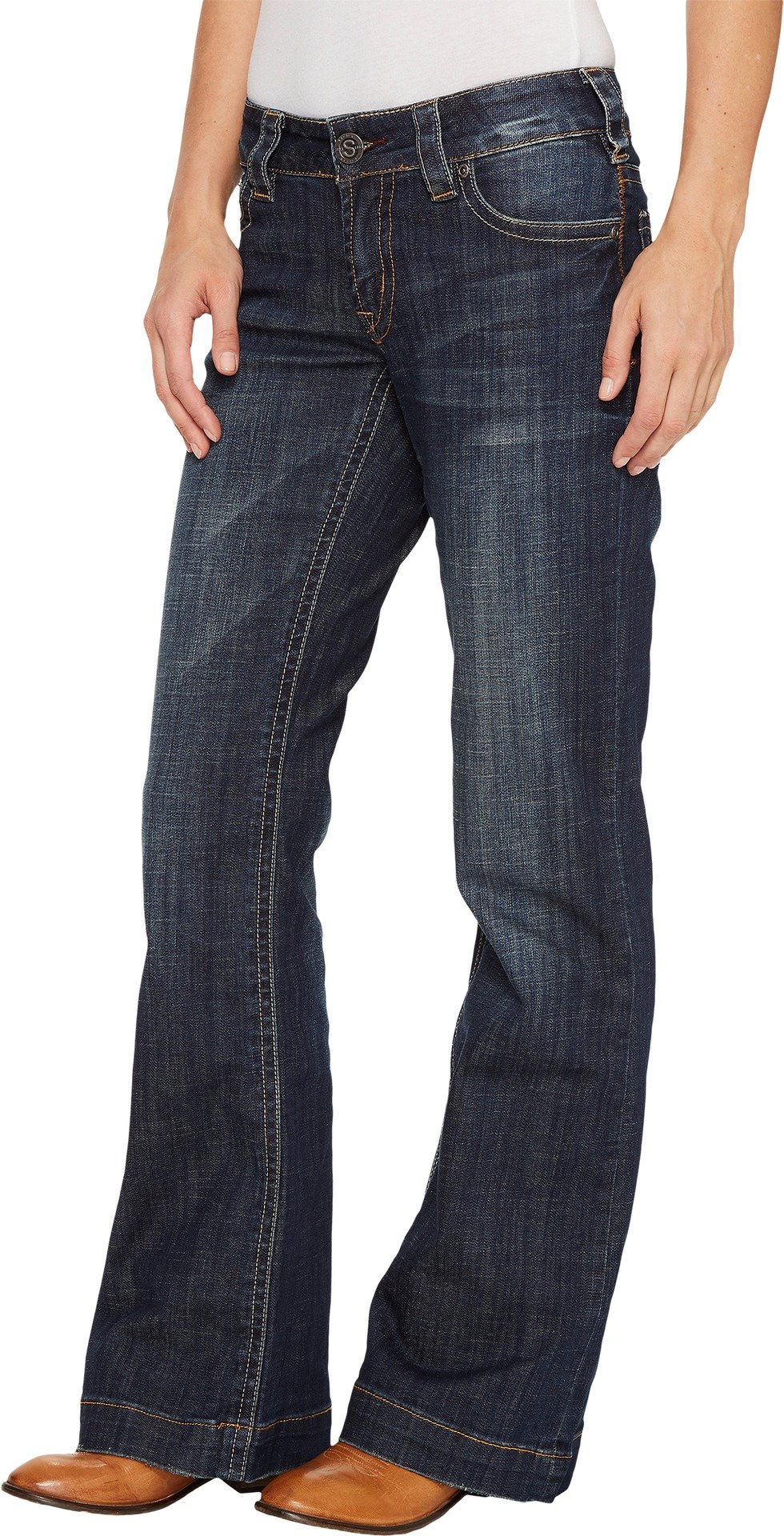 Stetson Women's Jean 214 Trouser Fit - Slim Stretch Denim Pants for Casual & Office Wear | Comfortable & Stylish Ladies' Jeans for Everyday Outfits
