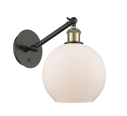 Black Antique Brass / Matte White