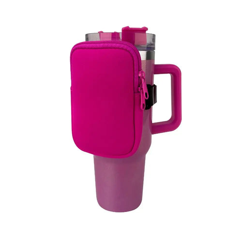 Neoprene Water Bottle Holder for Stanley Quencher 40oz & 20oz - Insulated Sleeve for Adventure, Hiking, Gym & Outdoor Activities
