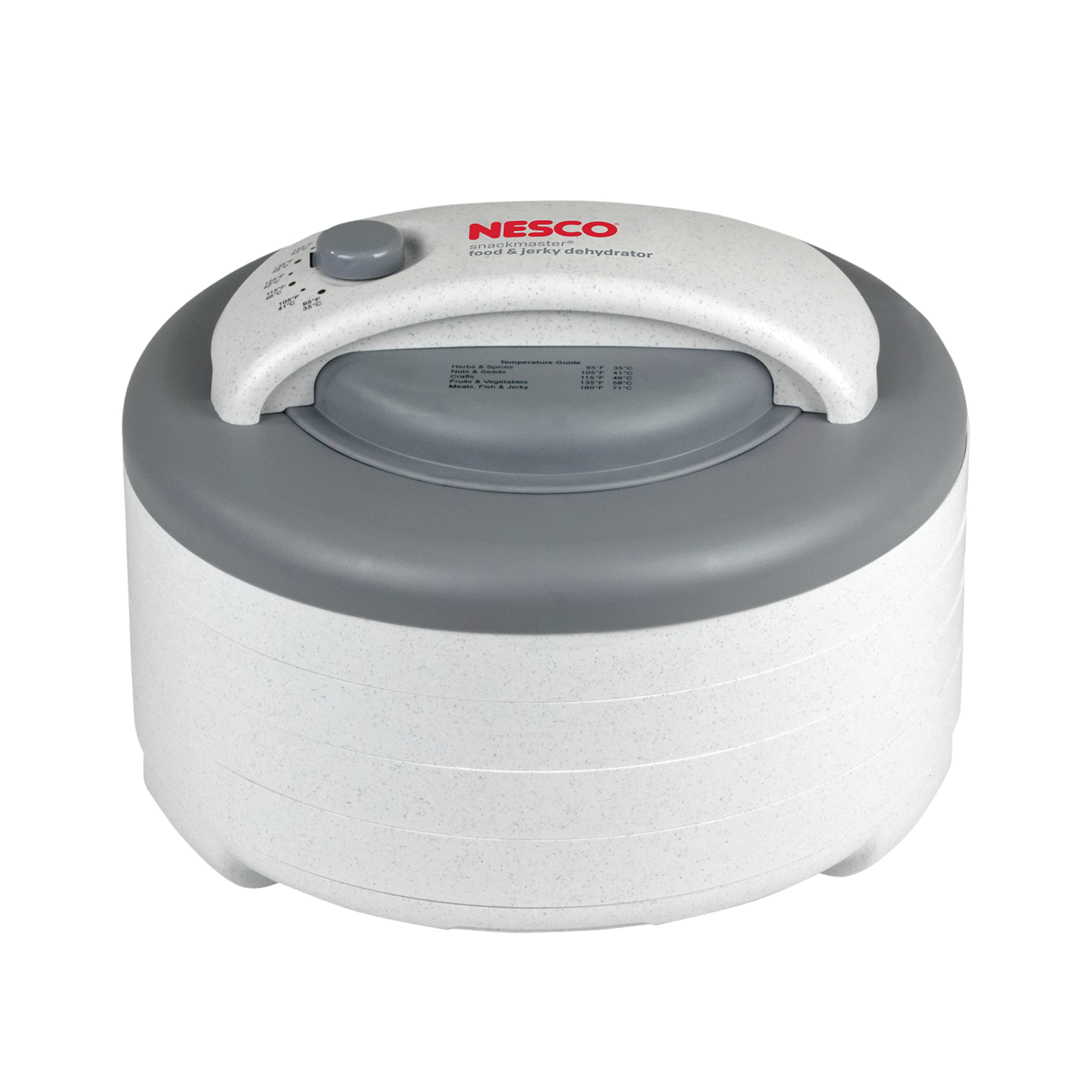 Nesco FD-60 Snackmaster Express Food Dehydrator - 4 Stainless Steel Trays (13.5