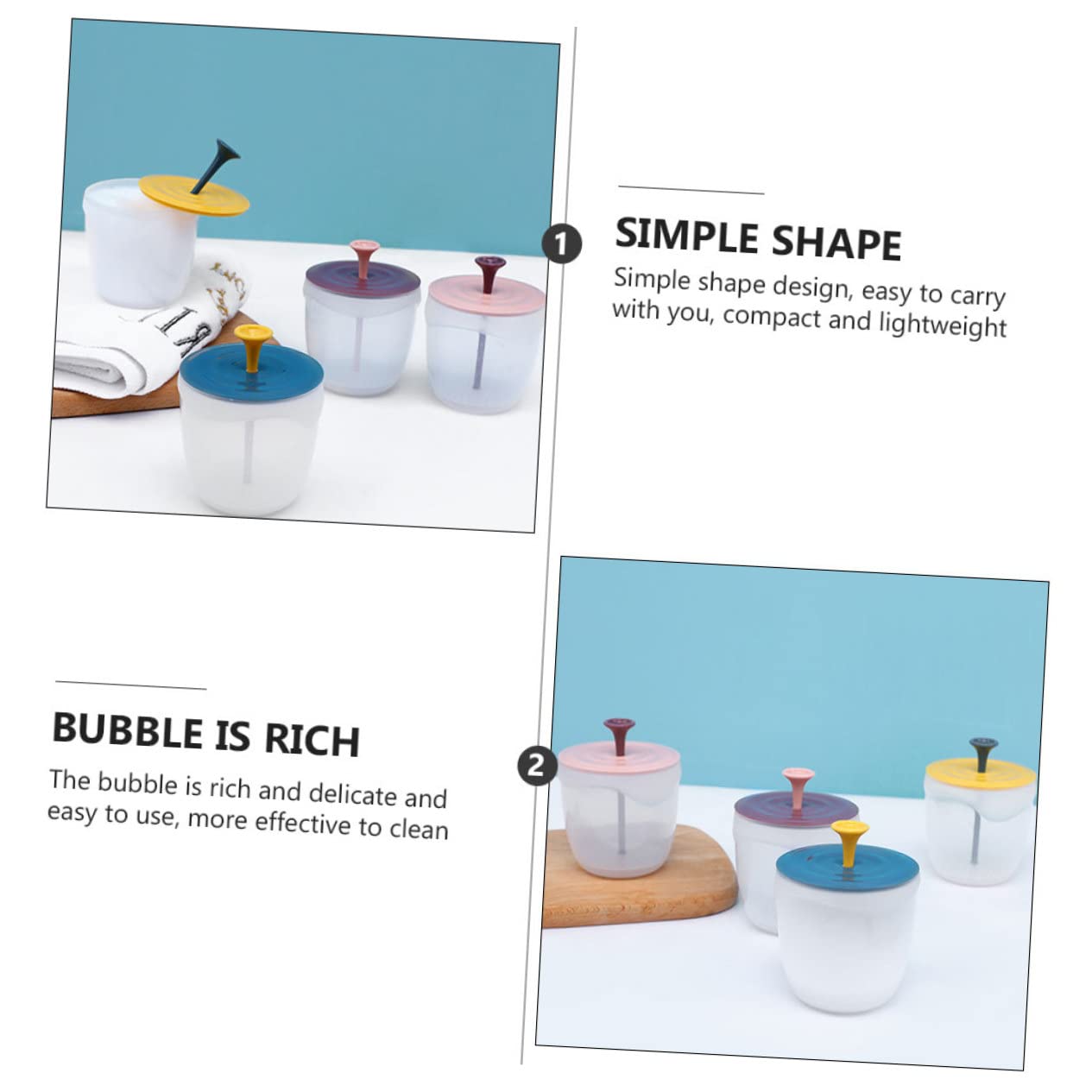 Portable Facial Bubble Maker Bottle - Travel-Friendly Face Wash Foamer Cup for Women | Compact Design for Skincare On-The-Go | Perfect for Travel, Gym & Daily Cleansing Routine