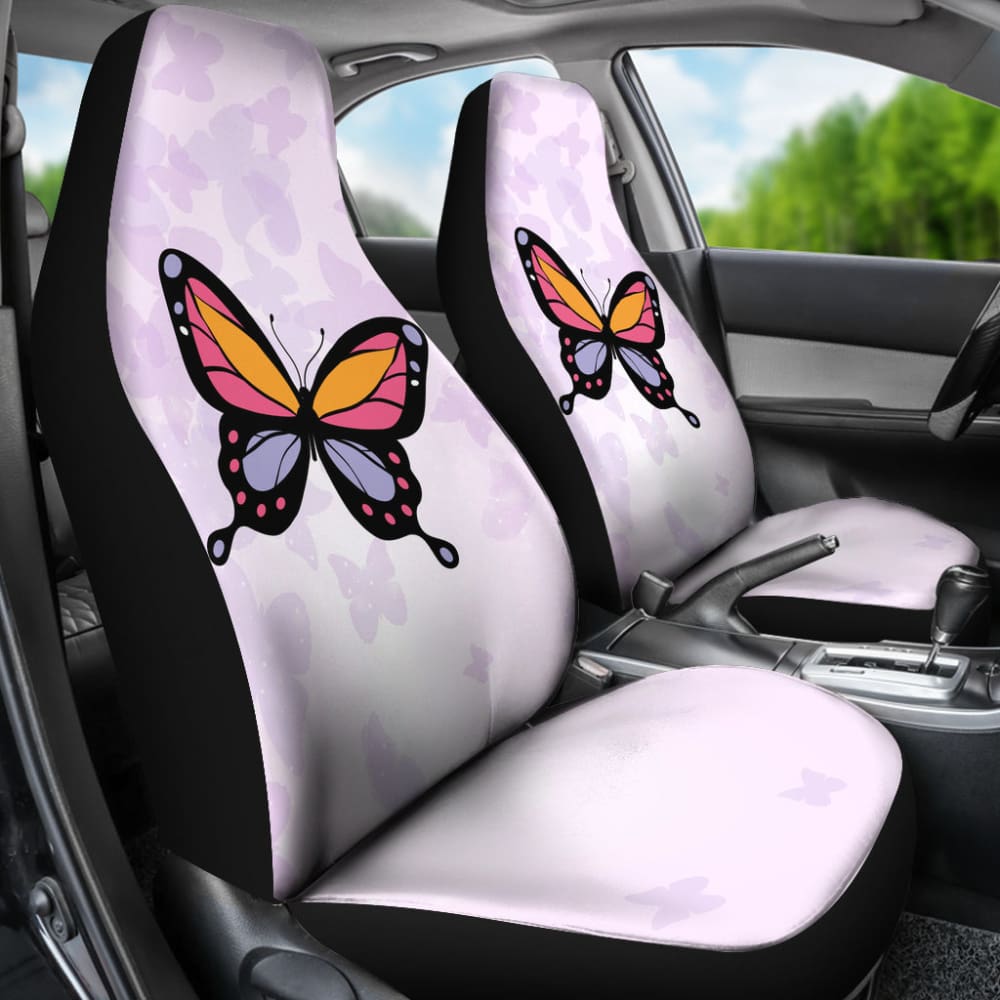 Colorful Butterfly Car Seat Covers - Soft & Breathable Universal Fit for Cars, SUVs & Trucks - Protect Seats from Wear & Pets - Perfect for Road Trips & Daily Commute