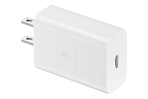 Samsung 15W Fast Wall Charger USB-C Power Adapter - White (Retail Packaging) | Quick Charge for Galaxy Phones, Tablets & More | Perfect for Home, Office & Travel