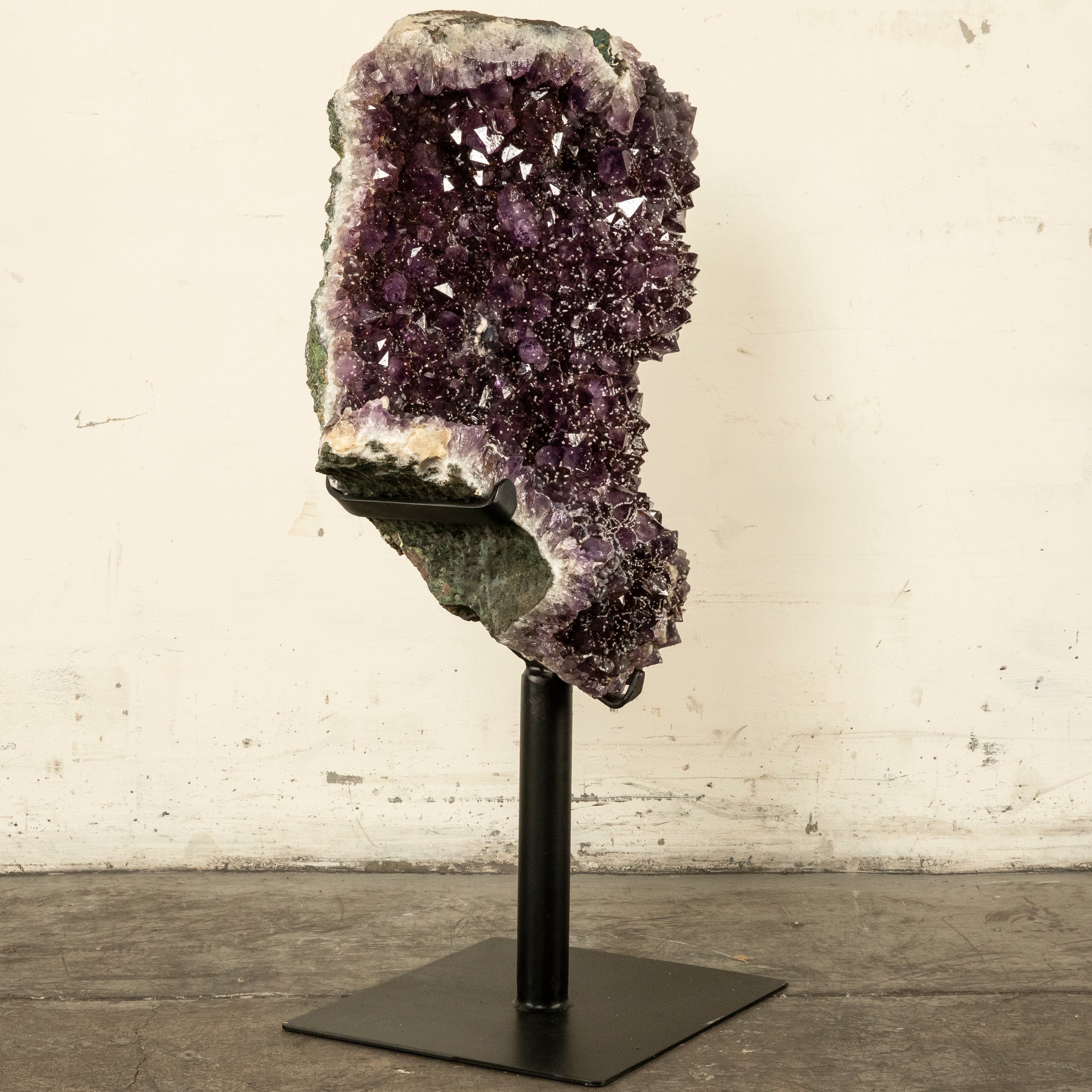 Large 38-Inch Amethyst Geode - 174 lbs Natural Purple Crystal Cluster for Home Decor, Meditation & Healing | Spiritual Decor, Gift Idea, Feng Shui Crystal