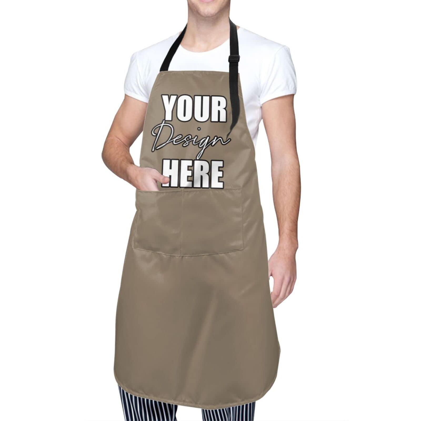 Custom Personalized Funny Grill Cook Chef Apron - Waterproof with Pockets for BBQ, Cooking & Baking - Perfect for Home Chefs, Restaurants & Outdoor Grilling