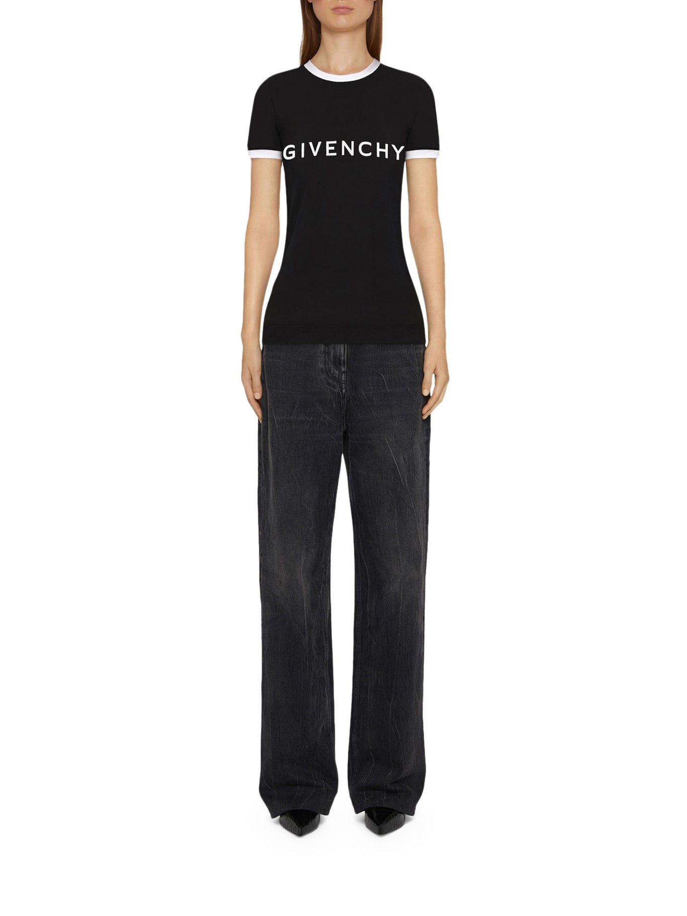 Givenchy Archetype Slim Fit Cotton T-Shirt for Men - Casual & Stylish Tee for Everyday Wear, Outings & Layering