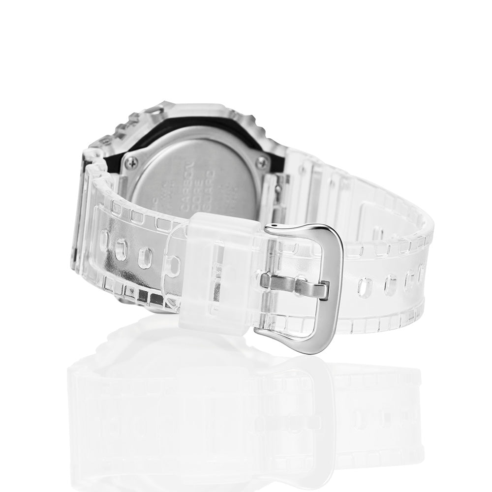 G Shock GA2100SKE 7A 'CasiOak' Transparent Series Watch - Shock Resistant Digital Analog Sport Watch for Men - Perfect for Outdoor Activities, Running & Extreme Sports