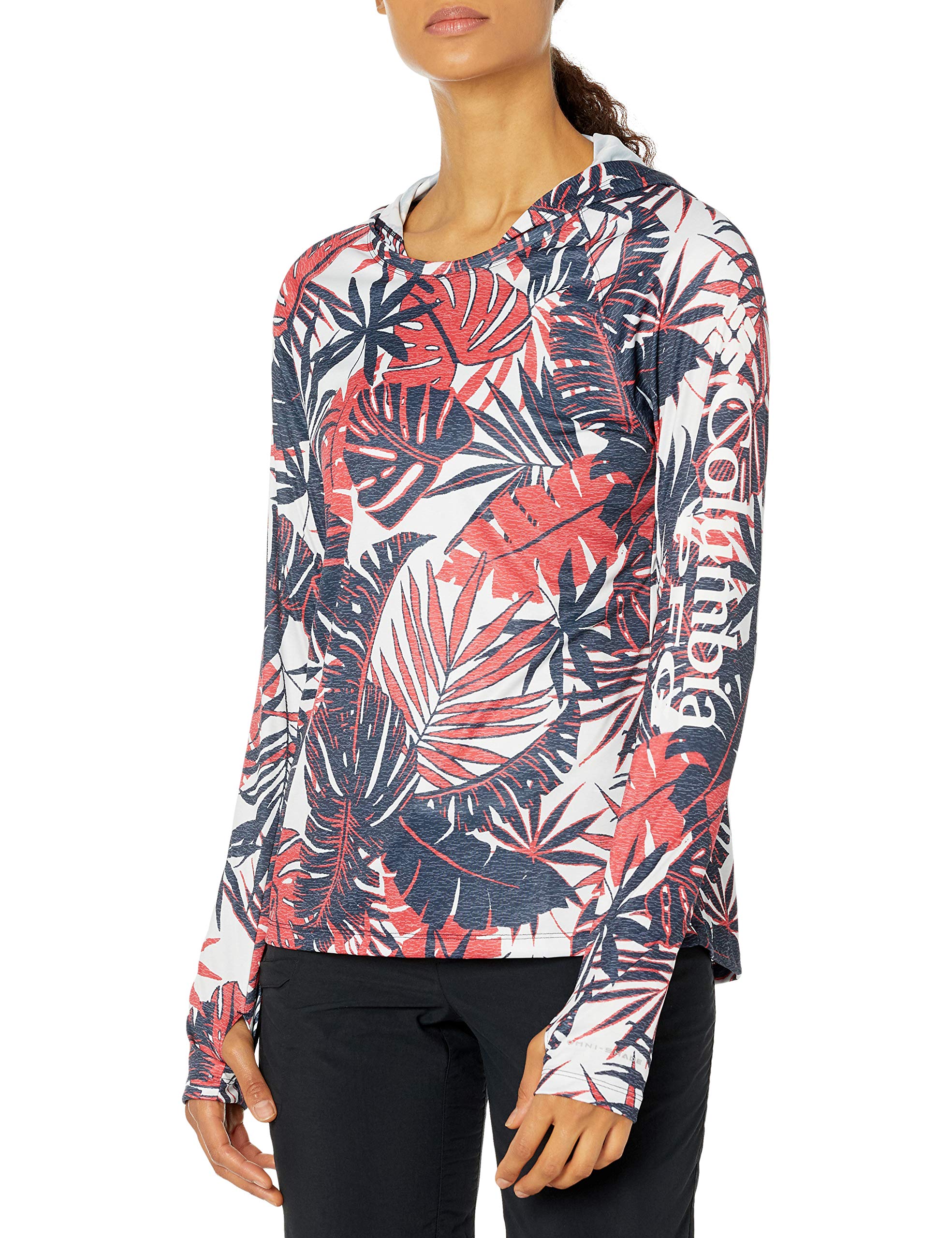 Columbia Women's Super Tidal Tee Hoodie - Lightweight Water-Resistant Pullover for Hiking & Outdoor Activities | Casual Streetwear & Travel Essential