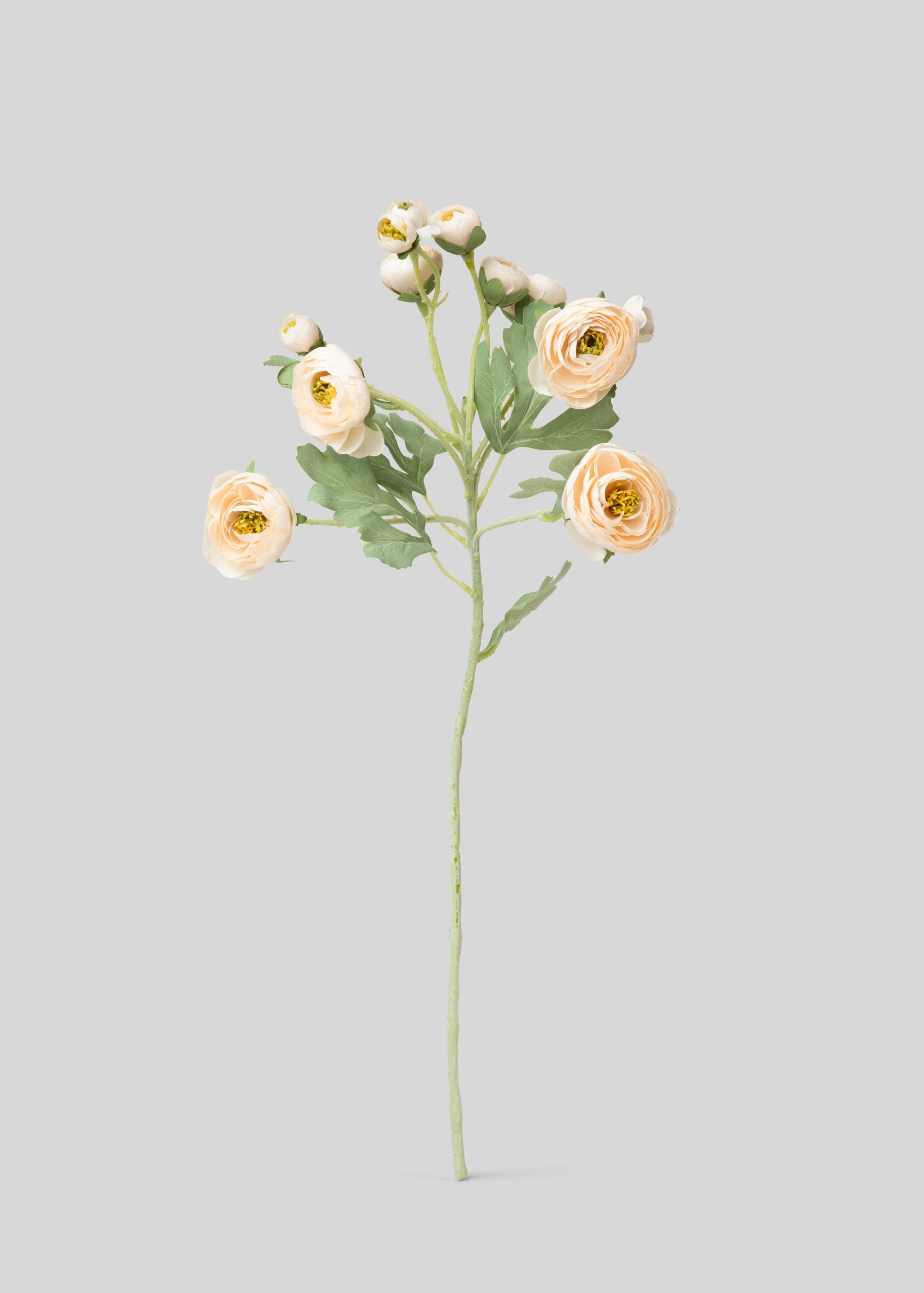 Premium Artificial Ranunculus Flowers in Blush - 21 Stems Realistic Fake Floral Arrangement for Home Decor, Wedding Centerpieces & Party Decorations