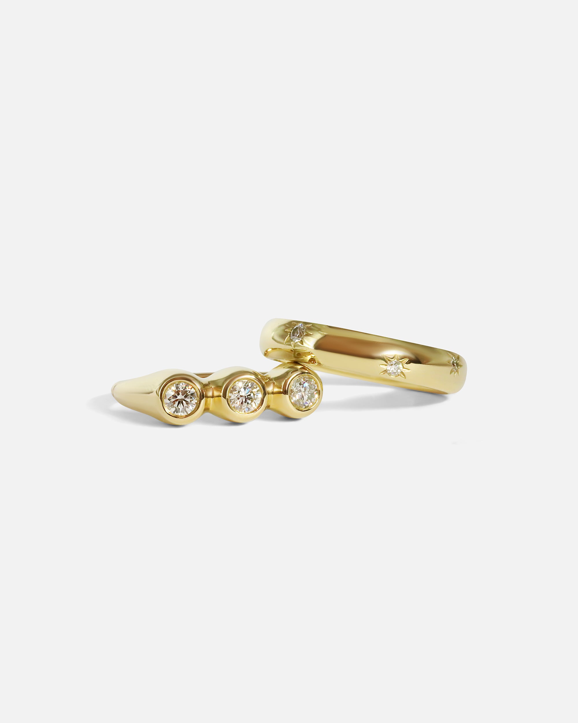 Belle Ring for Women - Elegant Gold & Silver Fashion Rings - Perfect for Weddings, Parties & Everyday Wear