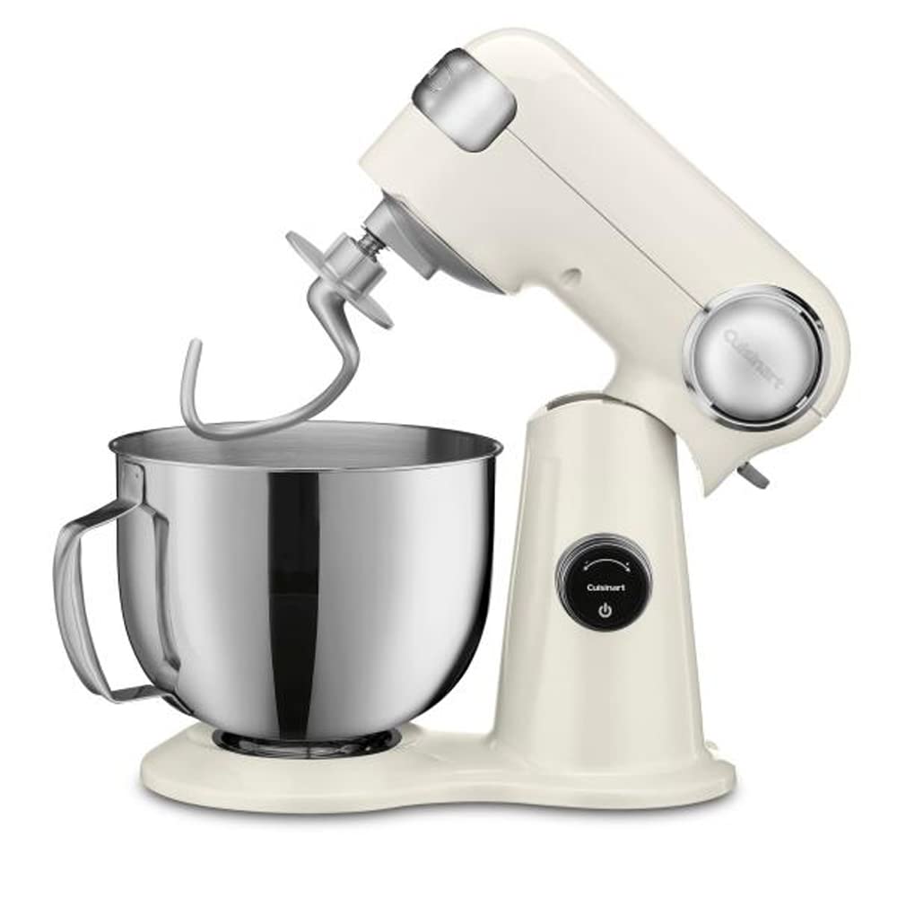 Cuisinart SMD-50CRM Precision Pro 5.5-Quart Digital Stand Mixer with Coconut Cream Bundle - 1 Year CPS Enhanced Protection Plan - Perfect for Baking, Mixing Dough & Whipping Cream at Home