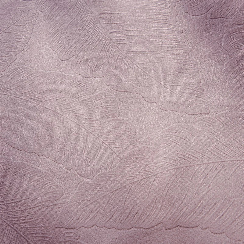 Luxury Velvet Leaf Embossed Blackout Curtains for Bedroom - Custom Room Darkening Drapes for Living Room, Nursery & Home Decor