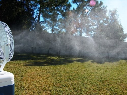 Portable Misting Fan System - 15 Gallon Tank with 14