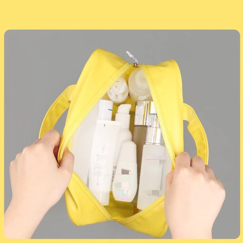 Waterproof Clear Cosmetic Bag - Travel Toiletry Organizer for Men & Women