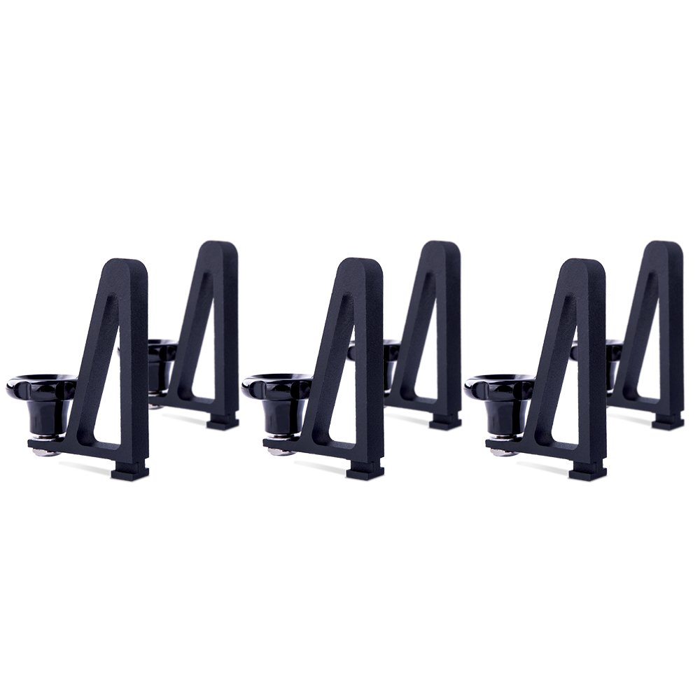 AA-Racks Aluminum Van Roof Ladder Rack & Truck Ladder Rack with 6-Piece Ladder Stopper Set - Heavy Duty Black for Work Trucks, Vans, and Commercial Vehicles - Perfect for Construction, Roofing, and HVAC Professionals