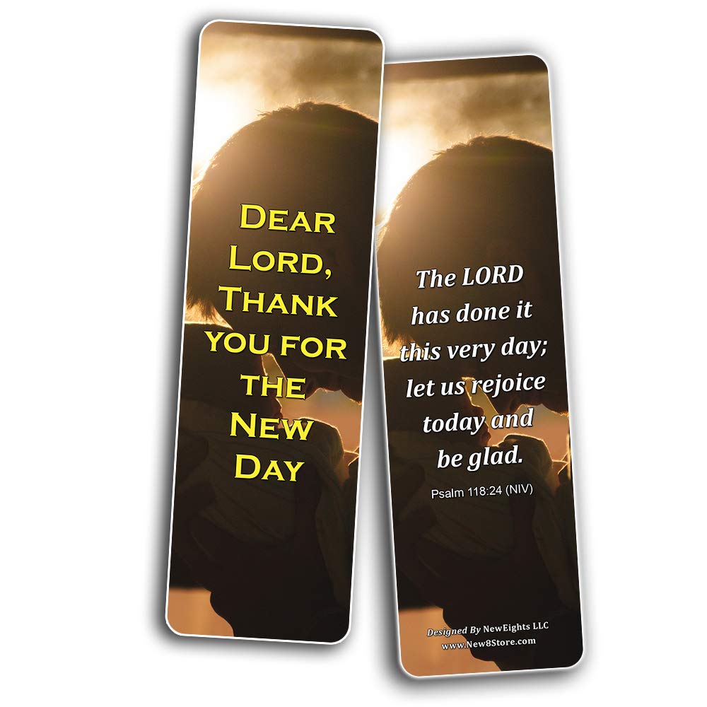 Powerful Devotional Bible Bookmarks (60-Pack) - Great Church Gift for Bible Study & Sunday Worship