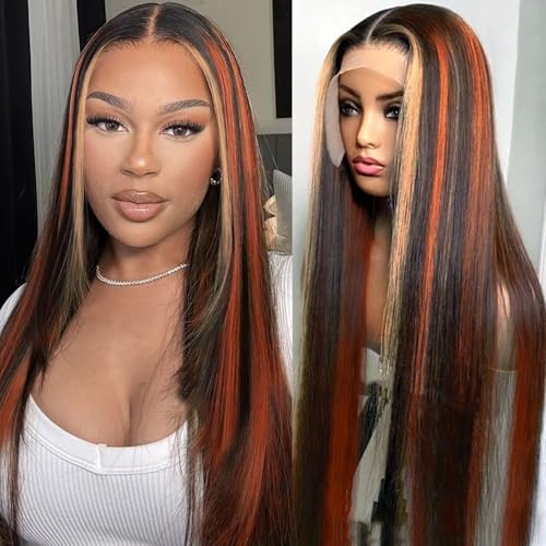 13x4 Highlight Ginger Blonde Wig