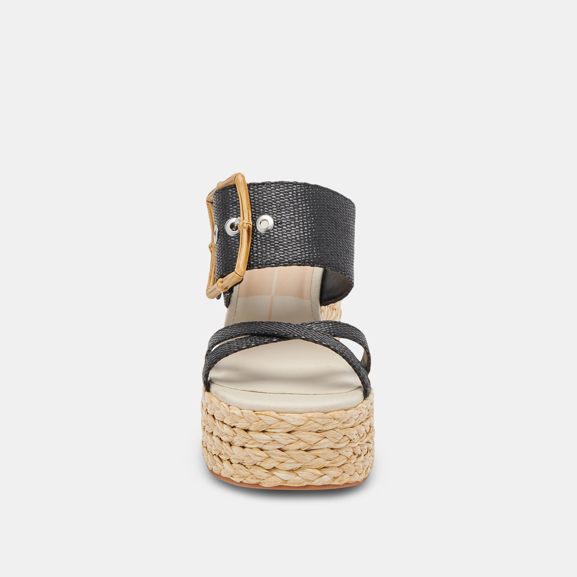 EDWINA Women's Onyx Raffia High Heels - Stylish & Comfortable Sandals for Weddings, Parties & Summer Outfits