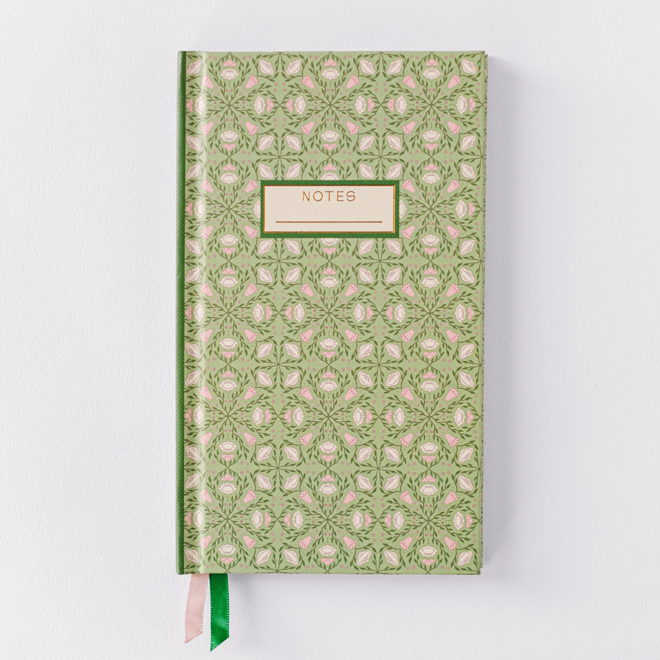 Folk Pattern Pocket Journal - Handmade Leather Notebook for Travel, Writing & Sketching - Perfect for Journaling, Note Taking & Gift Giving
