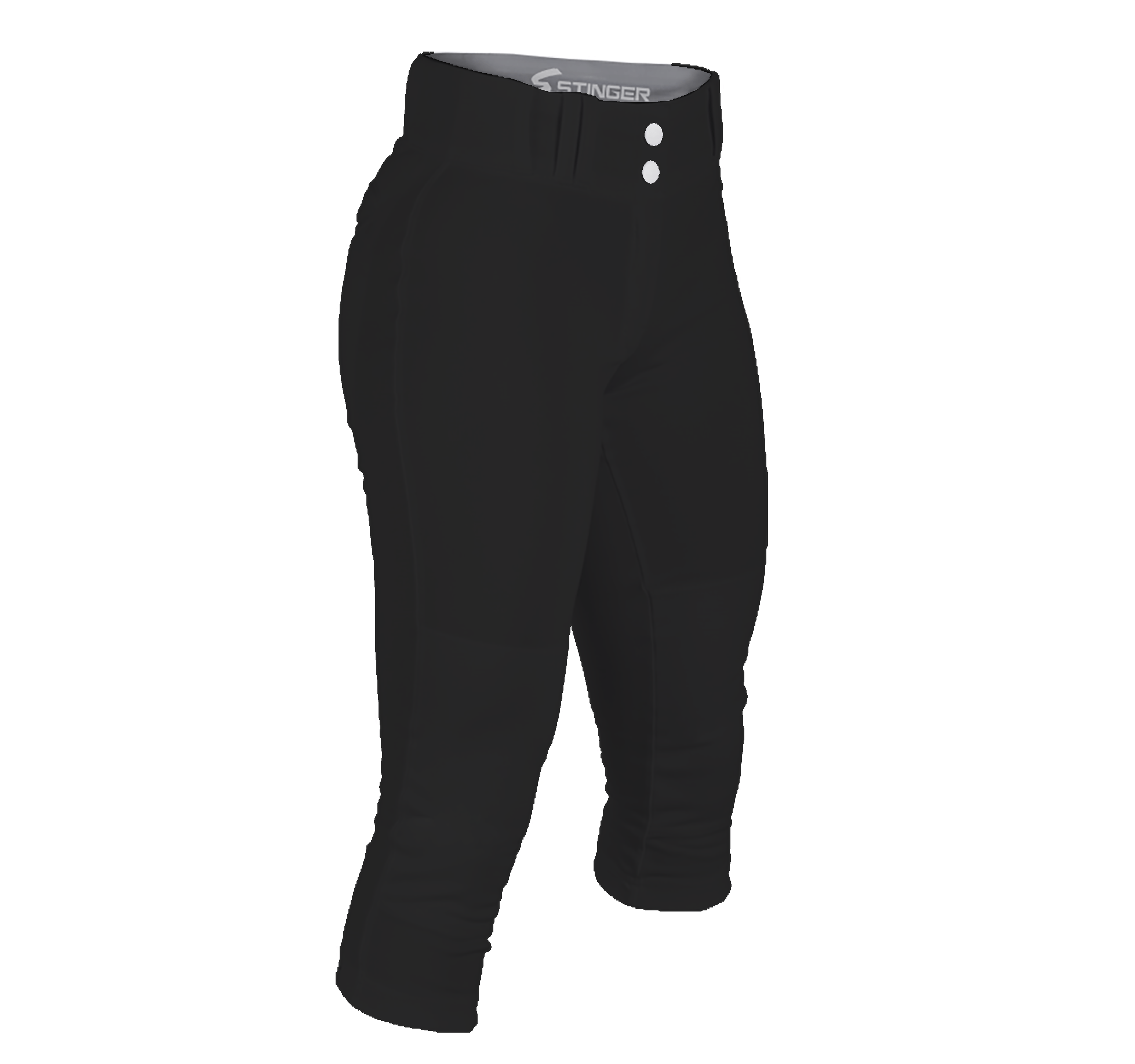 Stinger Premium Fastpitch Softball Pants for Women & Girls - Breathable Black Baseball Pants with Stretch Fit - Perfect for Fastpitch Games, Practice & Training Sessions