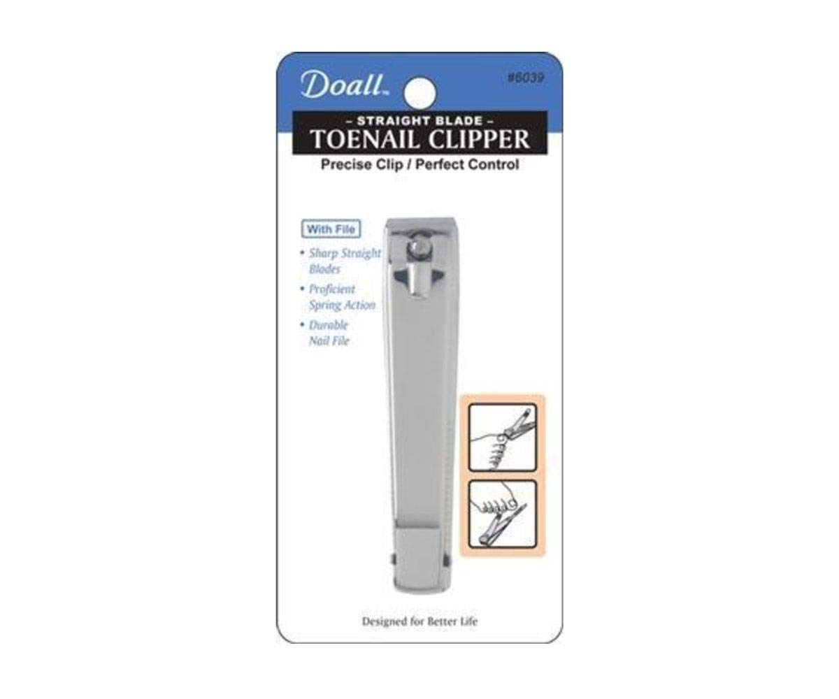 Annie Almine Professional Toenail Clipper 6039 with Nail File - Precision Stainless Steel Nail Clippers for Thick Toenails - Perfect for Elderly, Diabetic Foot Care & Pedicure at Home