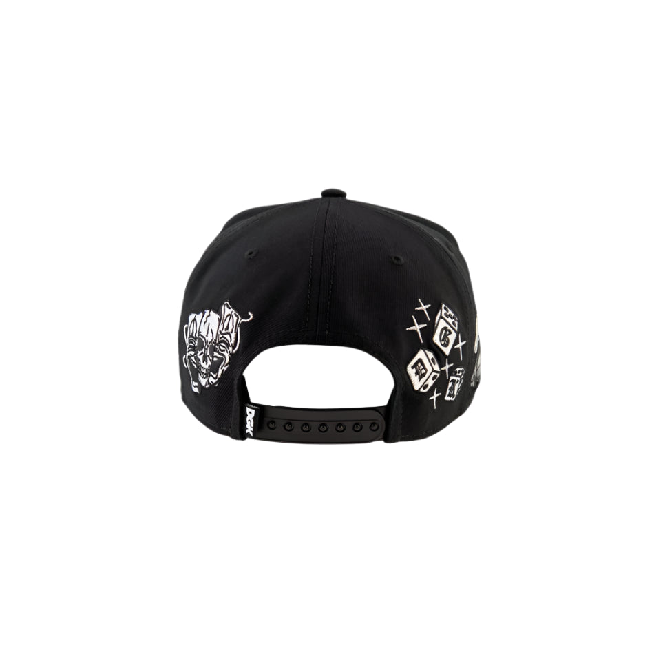DGK Raise The Low Snapback Hat - Adjustable Dad Cap for Men & Women - Streetwear Fashion Accessory - Perfect for Skating, Hip Hop, and Urban Style Outfits
