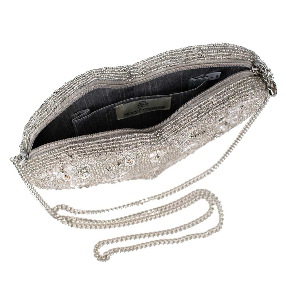 Mary Frances Spark of Love Crossbody Bridal Handbag - Elegant Wedding Purse for Bride, Bridesmaids & Special Occasions
