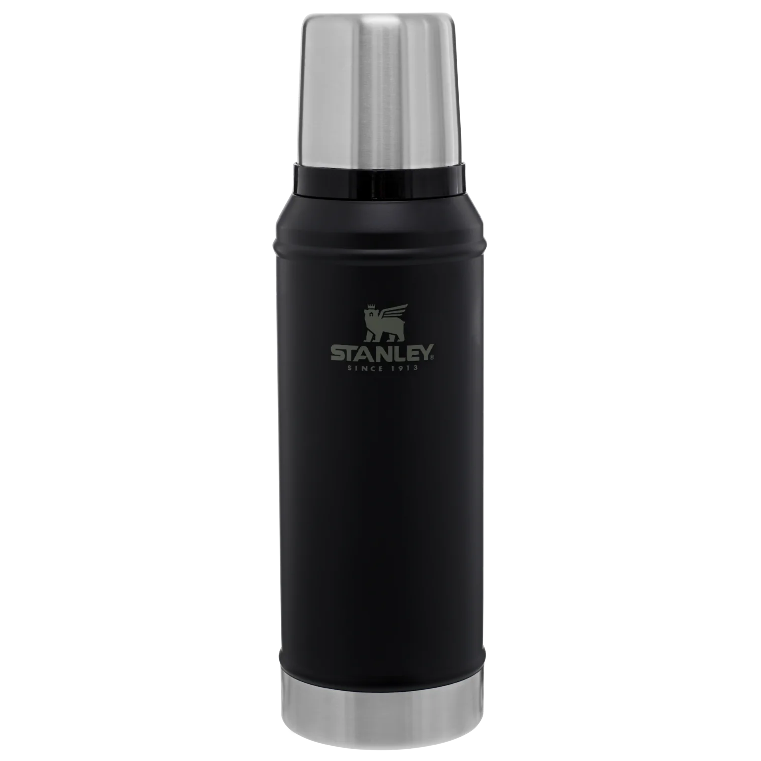 Classic Legendary Stainless Steel Water Bottle - 1.0 Qt (0.94L) Vacuum Insulated - Keeps Drinks Hot/Cold for 24 Hours - Perfect for Hiking, Camping & Outdoor Adventures