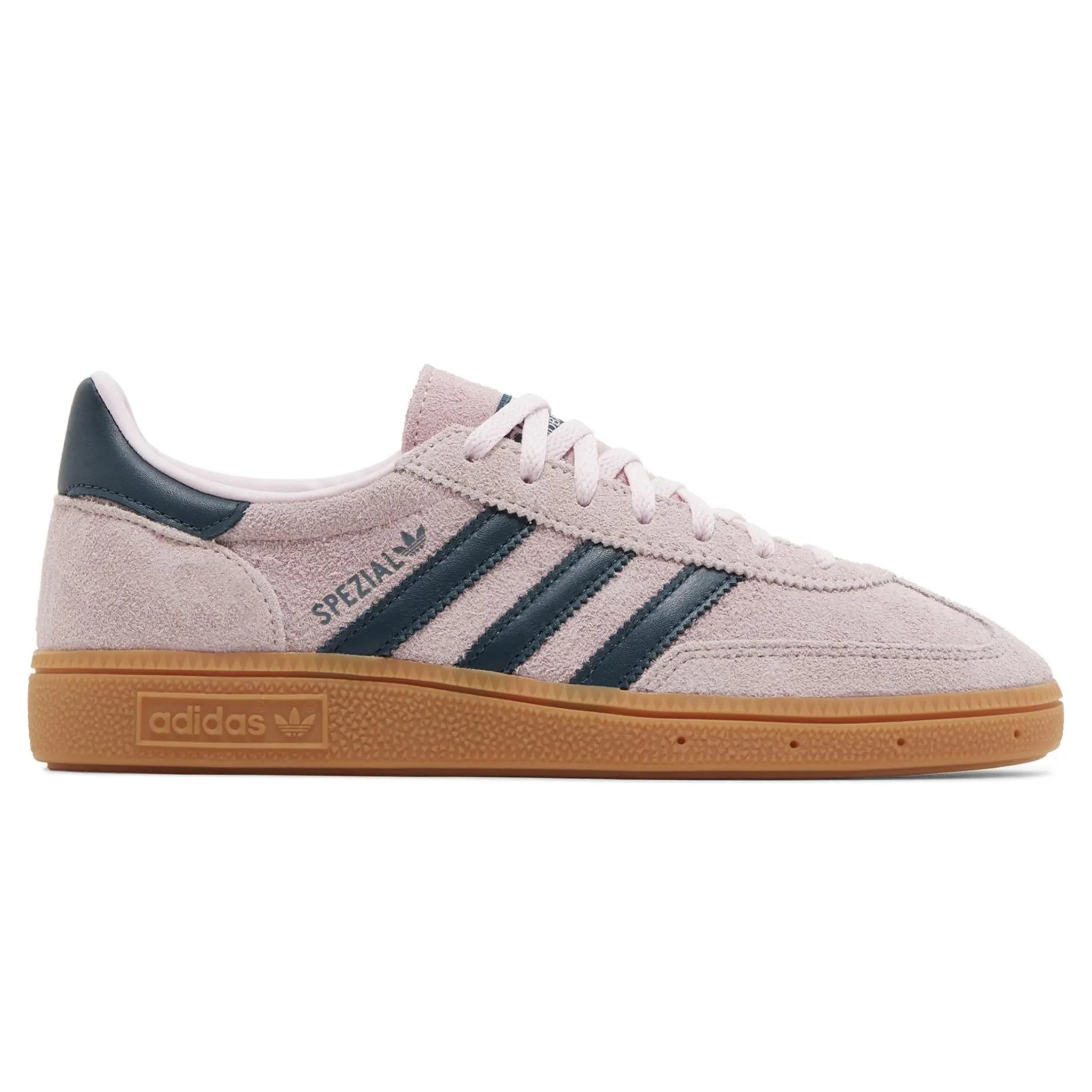 Adidas Handball Spezial Women's Sneakers - Clear Pink Arctic Night Colorway | Classic Court Shoes for Handball, Streetwear & Casual Fashion